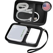 Stylish Black WiFi Router Case for TP-Link AC750 - Accessory Holder Included picture
