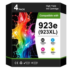 923XL 923e Compatible Ink Cartridges 4 Pack for HP OfficeJet Pro 8125e 8135e picture