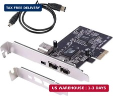 PCIe Firewire Card for Windows 10, IEEE 1394A PCI Express Controller 4 Ports(3 x picture