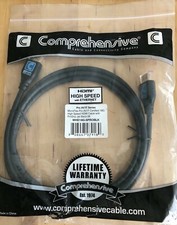 Comprehensive Cable MHD18G-6PROBLK 6ft 4K HDMI Microflex Pro AV/IT Certif 18GB picture