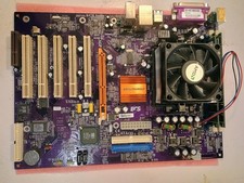 ECS 755-A2 Motherboard, CPU, Ram Combo picture