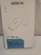 Mokin MacBook Pro Docking Station Dual Monitor HDMI Adapter,12 in 1 USB C... picture