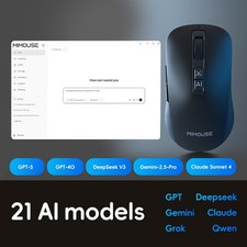 MiMOUSE M4 AI Smart Mouse Wireless Offline Voice Typing & Real-Time Translation picture