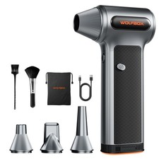 WOLFBOX MF200 Compressed Air Duster, Removable Battery, Car Cleaning, Home picture
