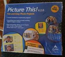 Picture This V.2.0 Fun Easy Photo Projects PC CD ROM New/Sealed America online picture
