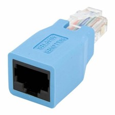 StarTech Cisco Console Rollover Adapter RJ45 M/F Blue Network Cable picture