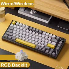 AJAZZ AK820 Pro Tri-Mode Mechanical Keyboard RGB Hot Swap 82-Key PC Mac USB picture