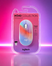 Logitech M340 Compact Ambidextrous Silent Wireless Mouse Sheer Dream 910-007283 picture