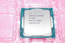Intel Xeon E-2236 3.40GHz 6 Core 12MB LGA1151 CPU Processor SRF7G USA SELLER USA picture