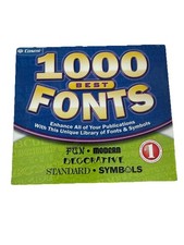 1,000 Fonts  picture