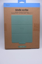 Amazon Kindle Scribe Folio Cover Matcha Plant-Based Leather Case Open Box picture