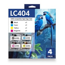 4PK High Yield LC404 Ink For Brother MFC-J1205W MFC-J1205W XL MFC-J1215W Printer picture