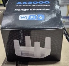 Ingabis M-A25 AX3000 WiFi 6 Range Extender Dual Band 3000Mbps White picture