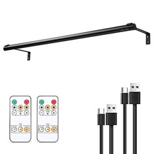 Battery Operated Wireless Picture Light，Rechargeable/Plugged in 31.5inch Black picture