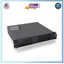 RackChoice 2U Micro ATX Rackmount Server Chassis Support ATX PS2 PSU USB 3.0 Fan picture