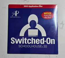 Switched-On Schoolhouse 2003 Application CD 2.0 AOP Homeschool Software Disc picture
