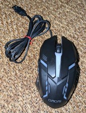 ChonChow Optical Gaming Mouse Black USB Wired Working 6 Inputs Professional picture