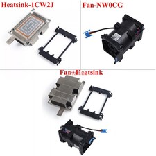 For Dell Poweredge R440 2nd CPU Heatsink 01CW2J W/ Cage + Cooling Fan 0NW0CG Kit picture