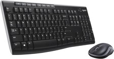 Logitech MK270 Wireless Keyboard and Mouse Combo Full Size Black picture