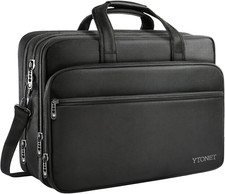 Ytonet Laptop Briefcases for Men, 17 Inch Expandable Briefcase Computer Bags for picture