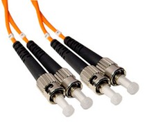 10 PACK LOT 3m ST-ST Duplex 62.5/125 OM1 Multimode Fiber Patch Cable Orange 10FT picture
