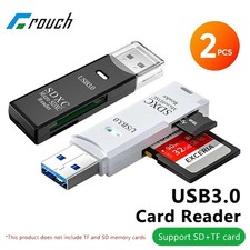 2PCS USB 3.0 Card Reader Micro SD TF Memory Adapter Flash Drive for Laptop PC picture