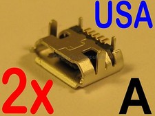 2x Micro USB Charging Charger Port for Insignia Tablet Many Models Perfect Fit  picture