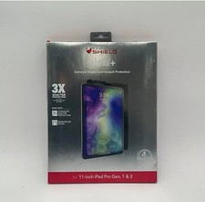 (3 For 1) Zagg Invisible Shield Glass + Shield for iPad Pro 11