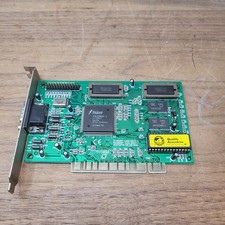 Trident TGUI9680-1 PCI VGA Video Card MV680A1 Vintage DOS Win 95 98 Bannsan-BS1 picture