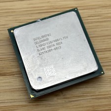 INTEL Celeron 1.7 GHz CPU 1700 400MHz 128KB L2 Socket 478 SL68C picture