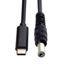 chenyang Type C USB-C Input to Rectangle 5.5x2.1mm Cable Black 65W 5.5x2.1MM picture