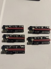 GPU Riser PCIe 3x16 Molex PCI-E Graphics Card Sata And 6pin Power picture