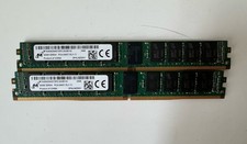 Micron 32GB DDR4 RAM PC4-2400T ECC RDIMM MTA36ADS4G72PZ-2G3 (lot Of 2 READ) picture