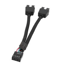 1 Pack Motherboard 9 Pin USB 2.0 to Dual 9 Extension Splitter,...  picture
