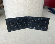 Jelly Comb Foldable Portable QWERTY Keyboard English Layout, Black picture