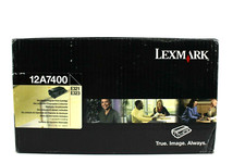Genuine Lexmark 12A7400 Black Return Program Toner Cartridge E321 E323 OEM New picture