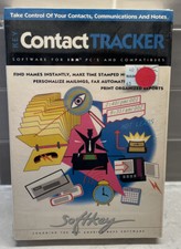 Key Contact Tracker Software For IBM PC’S & Compatibles NEW SEALED RARE Softkey picture