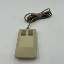 Commodore Amiga Tank Mouse 2-Button 9-Pin Ball Rolls & Buttons Click - Untested✅ picture