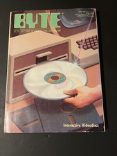 BYTE MAGAZINE JUNE 1982 VOL. 7 NO. 6 RARE VIDEODISCS LAST ONE QTY-1 picture