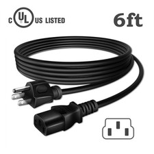 6ft UL Power Cord For AXV SLIM Vibration Plate Fitness Platform Exercise Machine picture