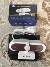 NexiGo N660P Pro 4K Webcam Open Box, Autofocus, Privacy Cover, Pink picture
