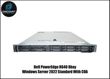 Dell EMC PowerEdge R640 2x Intel Gold 6134 3.2Ghz 128GB Server 2022 Standard SSD picture