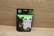 NEW Genuine HP 63 Black & Tri-Color Ink Cartridge 2 Pack L0R46AN 140 Exp. 5/22 picture