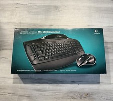 NEW Logitech MX 5500 Revolution Cordless Desktop Keyboard & Mouse Sealed box picture