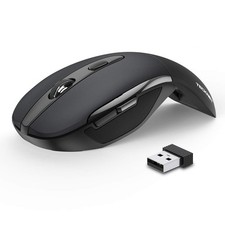 TECKNET Folding Wireless Mouse, 2.4G Travel Mouse, 3 Adjustable DPI picture