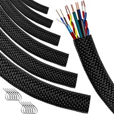 Automotive Wire Loom High Temperature Braided Wire Loom, Split-Sleeve Heat Re... picture