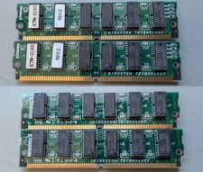 Vintage Computer Memory Sticks SIMM DIMM SODIMM EDO SDRAM ECC NON-ECC GOLD picture