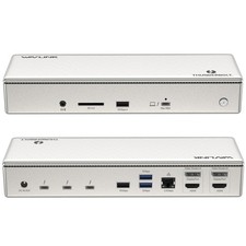 DisplayLink Docking Station Quad Display USB-C Hub 100W PD Thunderbolt 4 Dock picture