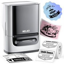 Label Maker Machine with Tape, PM220 Bluetooth Label Printer, 2 Inch Portable Th picture