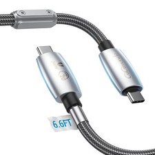 20Gbps USB 3.2 Gen 2x2 Cable 6.6ft, Thunderbolt 3 Compatible, 240W Fast Charging picture